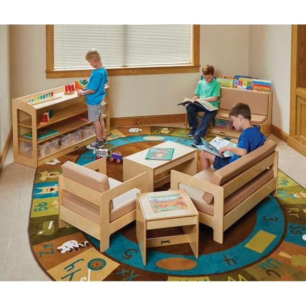 Jonti-Craft 3782JC Living Room Couch, Wheat