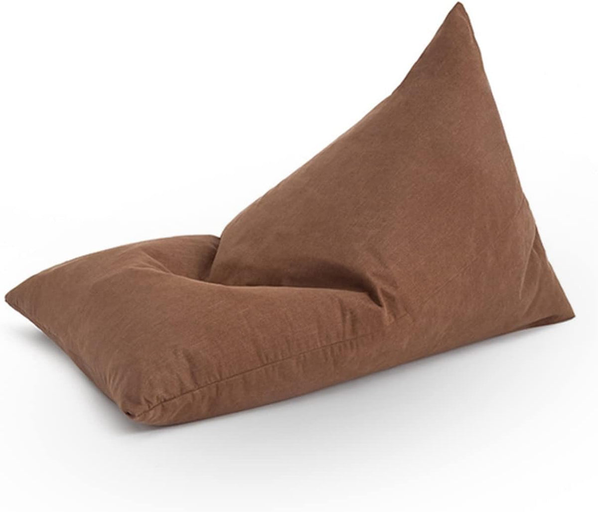 250L Beanbag Stuffed Animal Storage Soft,Floor Sofa Chair, Stuffed Animal Storage Bean Bag Chair Cover (No Filler),for Organizing Children Plush Toys or Memory Foam,Brown