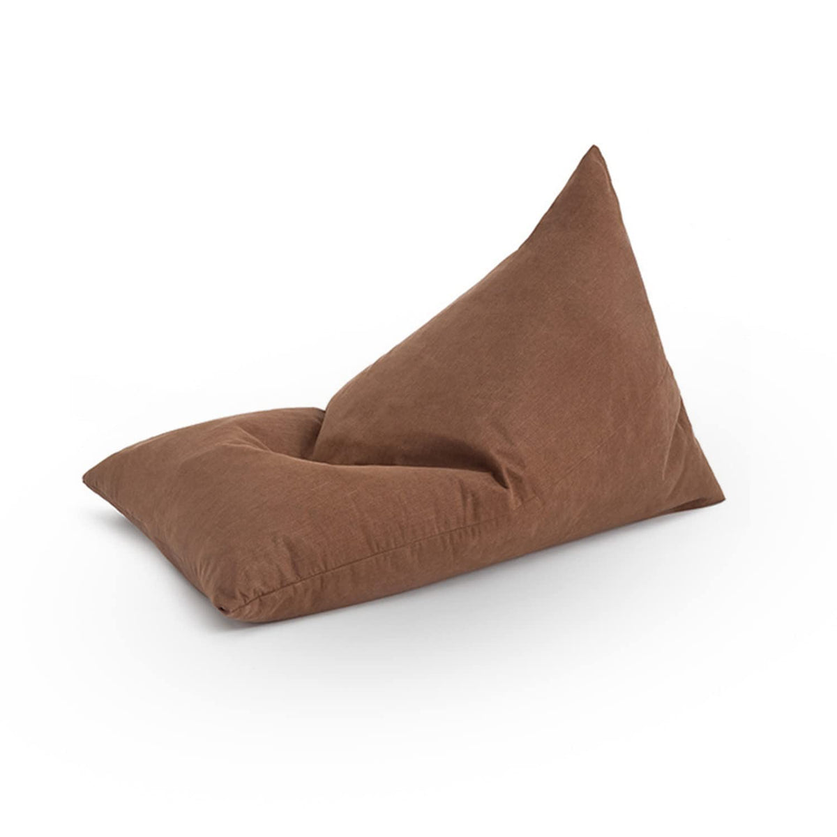 250L Beanbag Stuffed Animal Storage Soft,Floor Sofa Chair, Stuffed Animal Storage Bean Bag Chair Cover (No Filler),for Organizing Children Plush Toys or Memory Foam,Brown