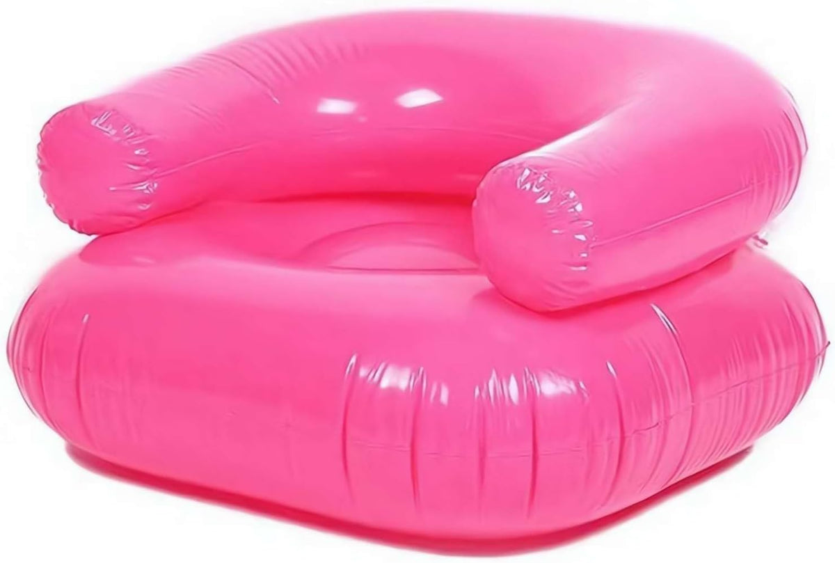 Inflatable Chair, Waterproof PVC Blow Up Chairs with 2 Vents Portable Couches for 90s Party Camping, Picnics Party Supplies