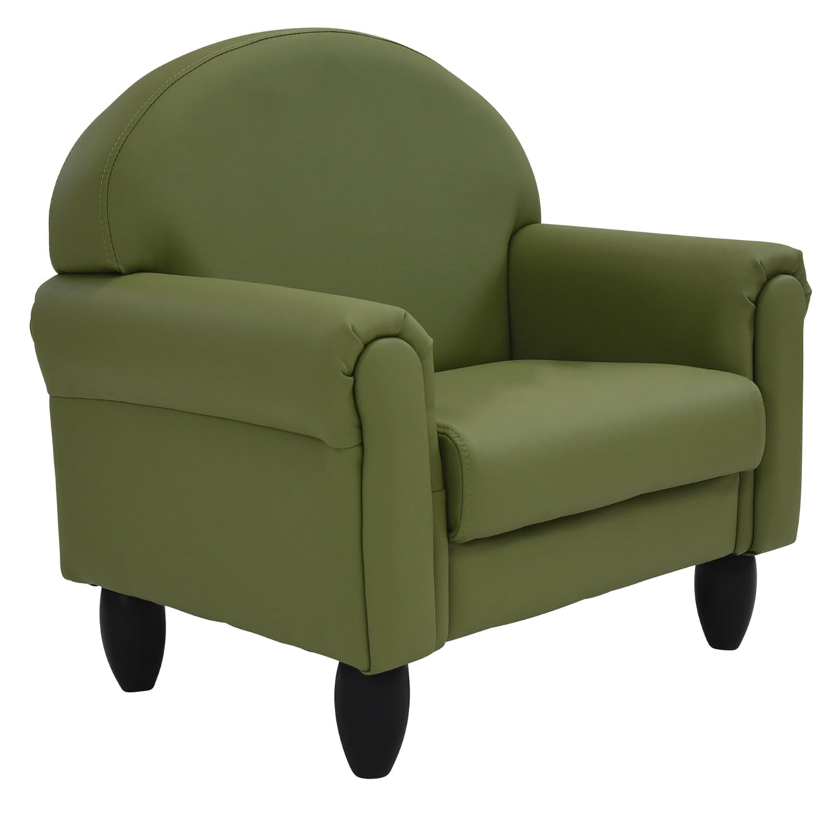 Children's Factory Upholstered Toddler Couch for Classroom, Sofa, Sage