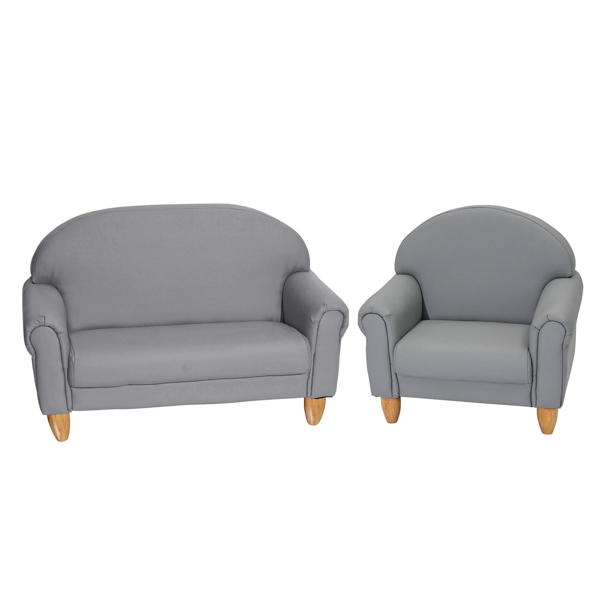 Children's Factory Upholstered Toddler Couch for Classroom, Sofa, Sage