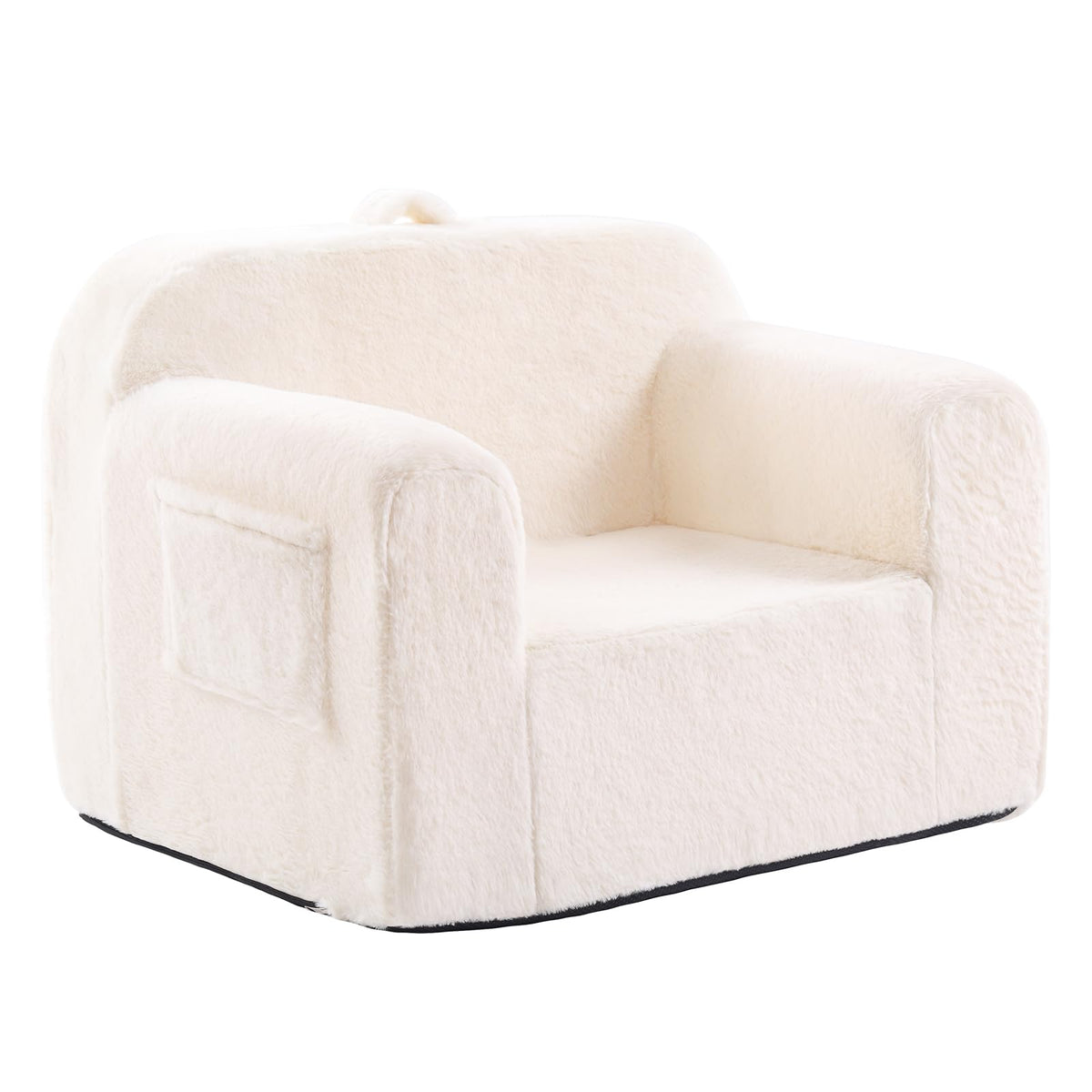Kids Chair Plush Kids Couch, Comfy Kid Sofa Chair for Playroom, Convertible Child Couch for Playroom, Girls and Boys, Reading Chair for Kids Grey