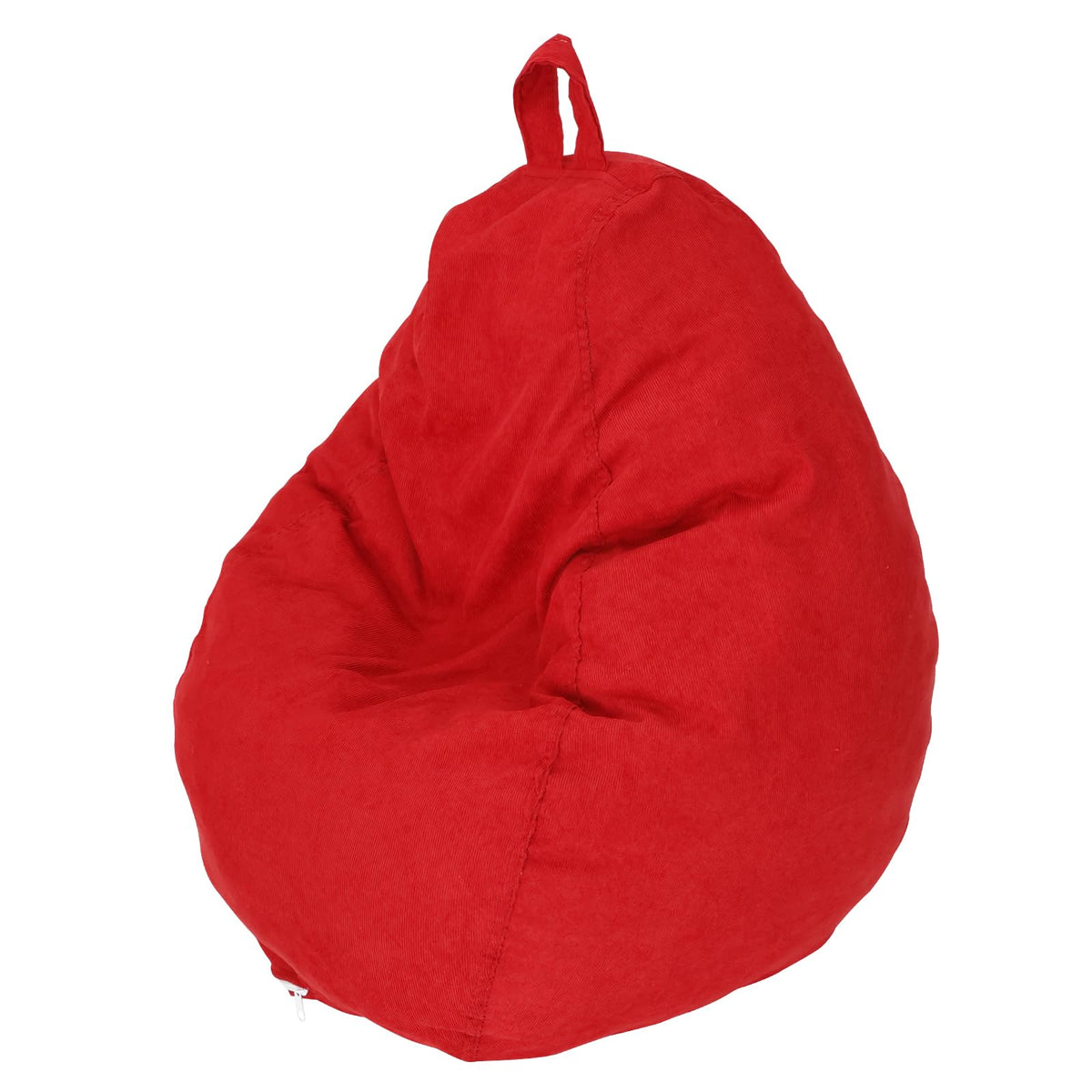 Bean Bag Chair Cover No Filler, 16 x 18 inches Comfortable Beanbag Chairs Cover with Handle,Soft Corduroy Bean Bag Cover, Plush Toys Organizer Holder,Stuffed Animal Bean Bag for Kids Adults Plush Toys