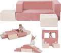 Kids Couch, Modular Toddler Couch for Playroom