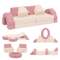 LOAOL Kids Couch 10PCS, Modular Kids Play Couch (Medium Size)