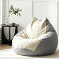 Bean Bag Chair Soft Pure Cotton Children(No Filler) (Blue, 80cm)