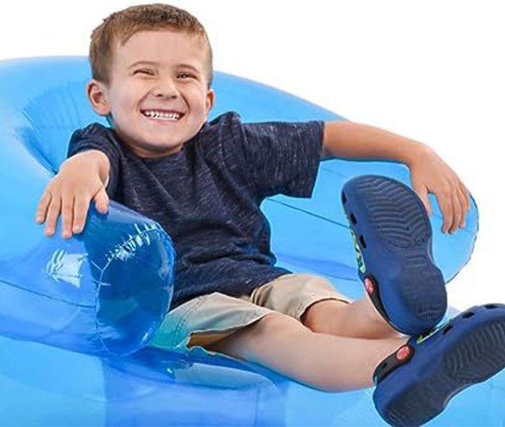 Inflatable Chair, Waterproof PVC Blow Up Chairs with 2 Vents Portable Couches for 90s Party Camping, Picnics Party Supplies