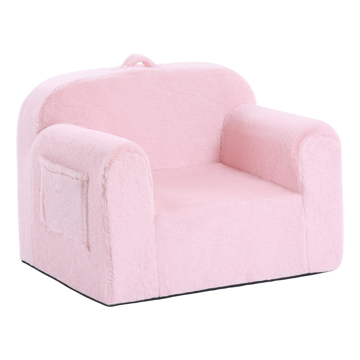 Kids Chair Plush Kids Couch, Comfy Kid Sofa Chair for Playroom, Convertible Child Couch for Playroom, Girls and Boys, Reading Chair for Kids Grey