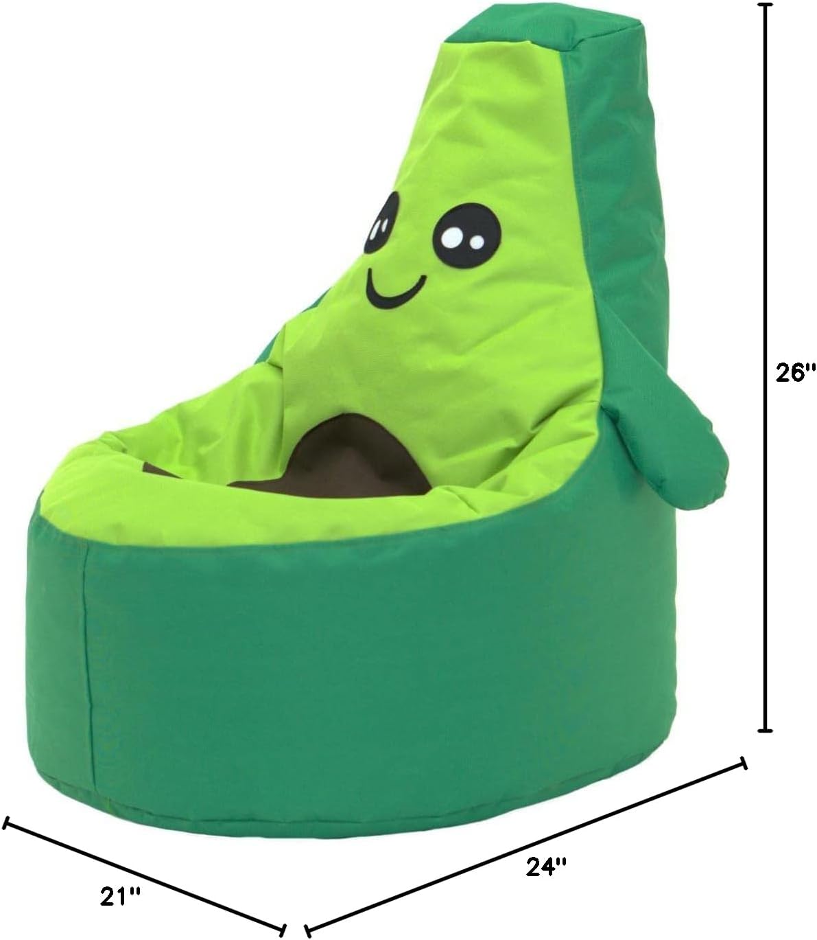 Compamia Green Avocado Bean Bag Chair