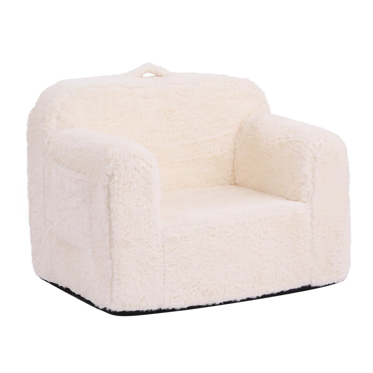 Tiita Kids Sofa, Childrens Couch with Carry Handle, Portable Toddler Foam Sofa Couch, Lightweight Kids Chair for Playroom, Dorm Room, Small Space, Flower