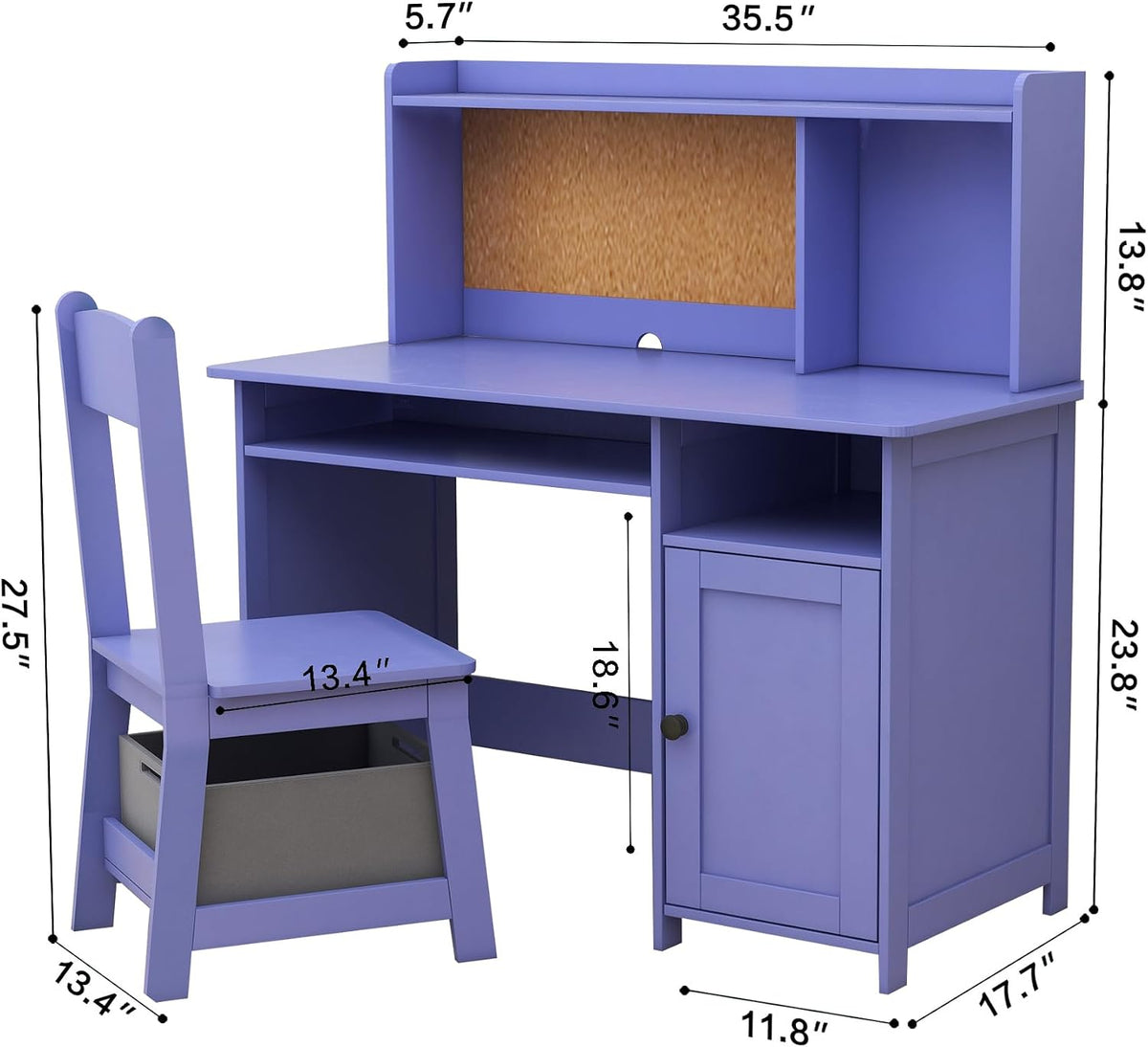 TaoHFE Purple Toddler Table and Chair Set,Kids Table and Chairs for Bedroom