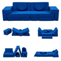Karl home Kids Couch 14PCS, Modular Foam Toddler Sofa, Grey