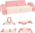 Flower Kids Mini Play Couch, Modular Foam Sofa for Playroom & Bedroom