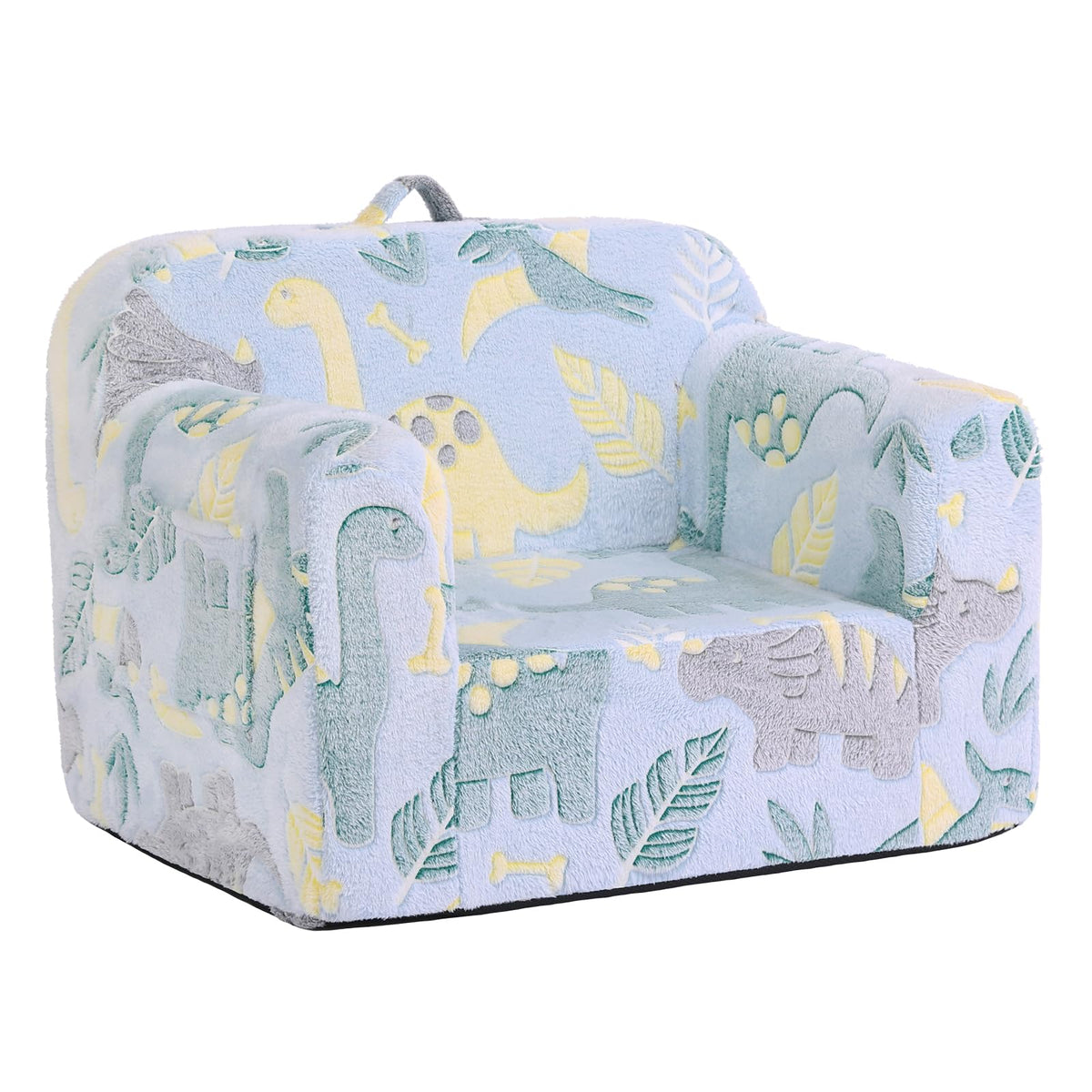 Kids Chair Plush Kids Couch, Comfy Kid Sofa Chair for Playroom, Convertible Child Couch for Playroom, Girls and Boys, Reading Chair for Kids Grey