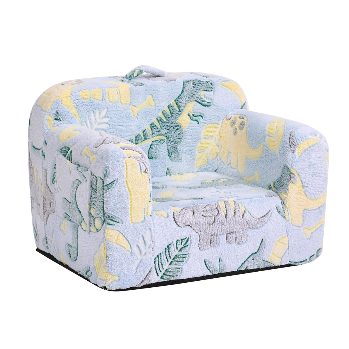 Tiita Kids Sofa, Childrens Couch with Carry Handle, Portable Toddler Foam Sofa Couch, Lightweight Kids Chair for Playroom, Dorm Room, Small Space, Flower