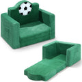 Novabright Kids Chair or Couch, 2-in-1 Soft Foldable Couch,Soccer