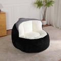 Oversized Bean Bag Chairs, Memory Foam Boneless Lazy Sofa, Faux Fur Floor Comfy Lounger, No Assembly Required for Bedroom, Apartment and Living Room (Pink)