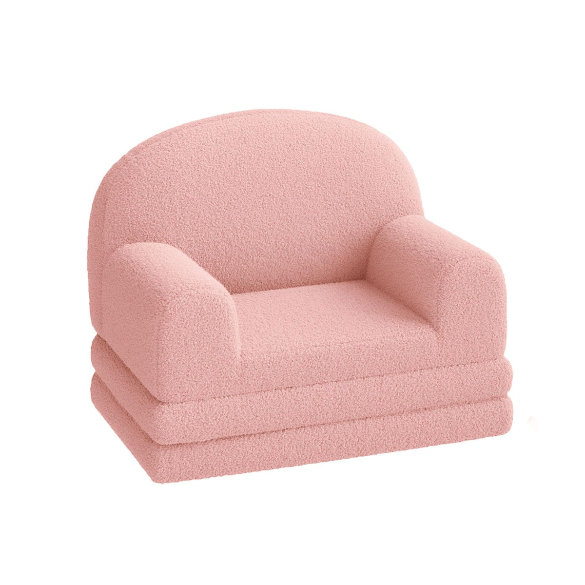 Kids Sofa Chair, Foldable Kids Couch, Fold Out Couch with Blanket