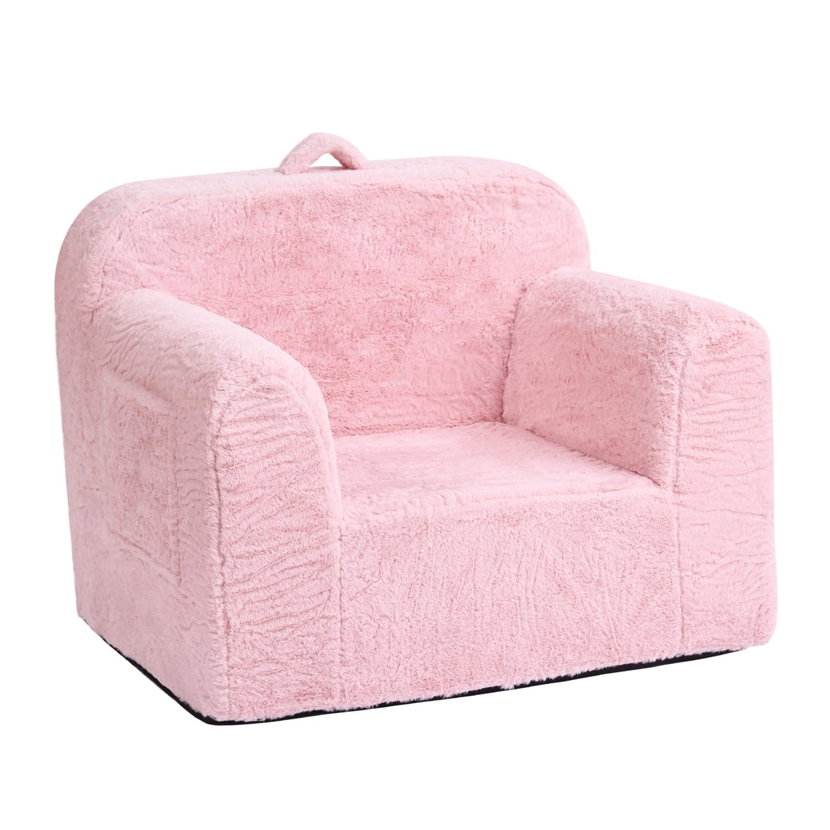 Tiita Kids Sofa, Childrens Couch with Carry Handle, Portable Toddler Foam Sofa Couch, Lightweight Kids Chair for Playroom, Dorm Room, Small Space, Flower