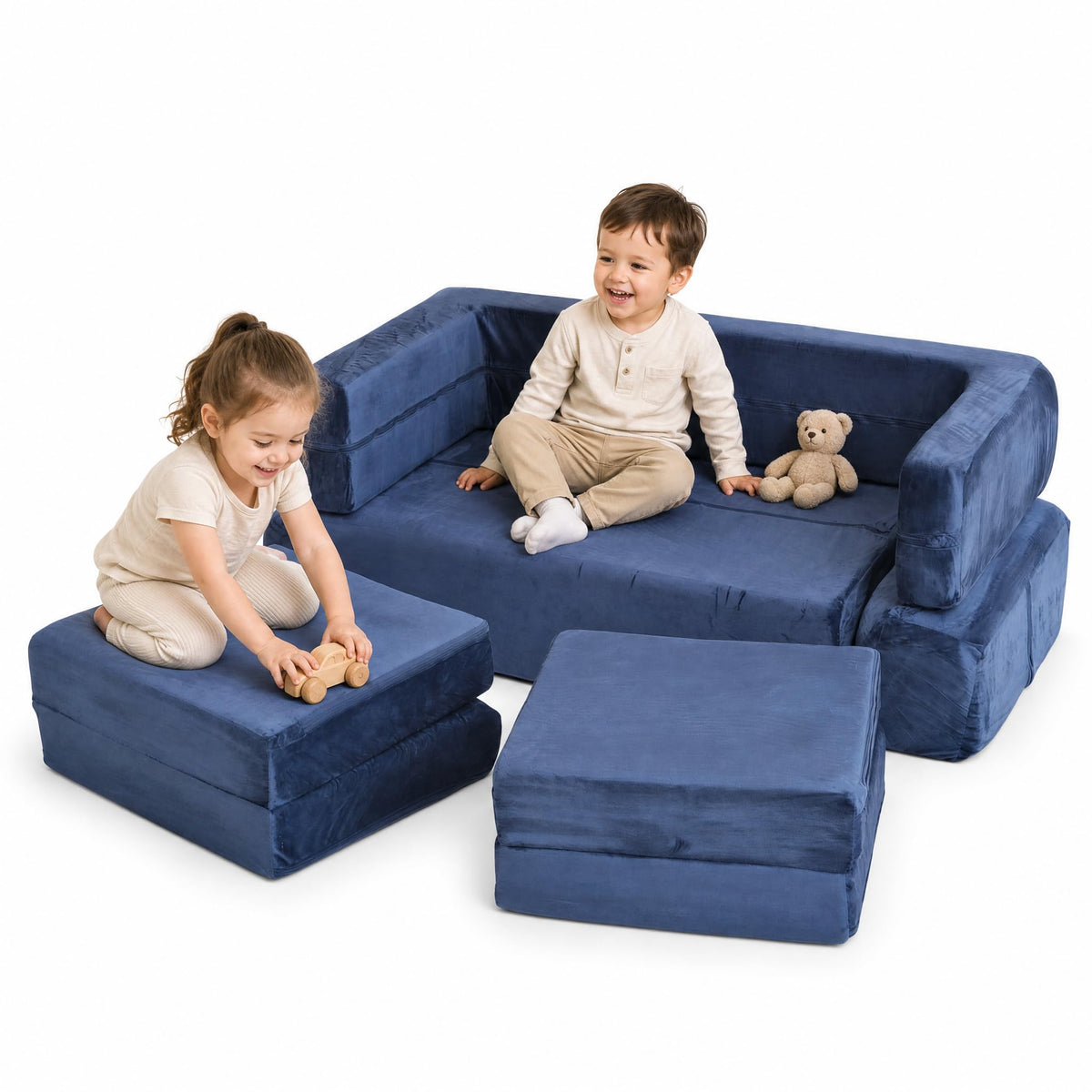 Play Couch for Kids, Modular Foam Children's Sofa