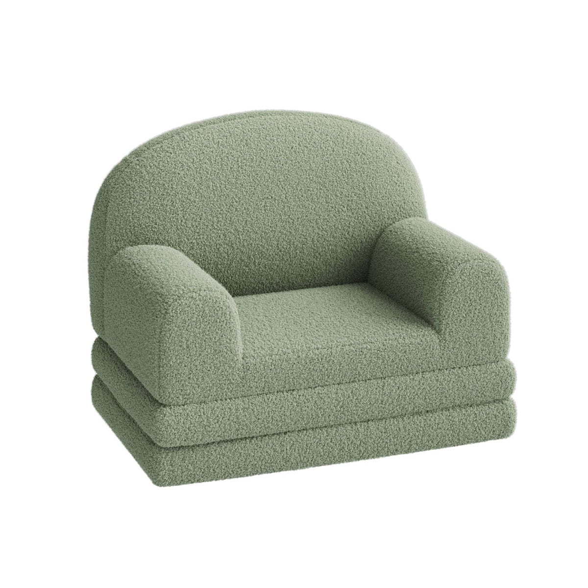 Kids Sofa Chair, Foldable Kids Couch, Fold Out Couch with Blanket