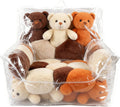 Clear Stuffed Animal Storage Bean Bag Chair Cover for Kids, 100L Waterproof & Easy-Clean TransparentPlush Storage Chair with Zipper and Handle Creative PVC Plush Toys Storage Cover 24.8*24.8*24.8''