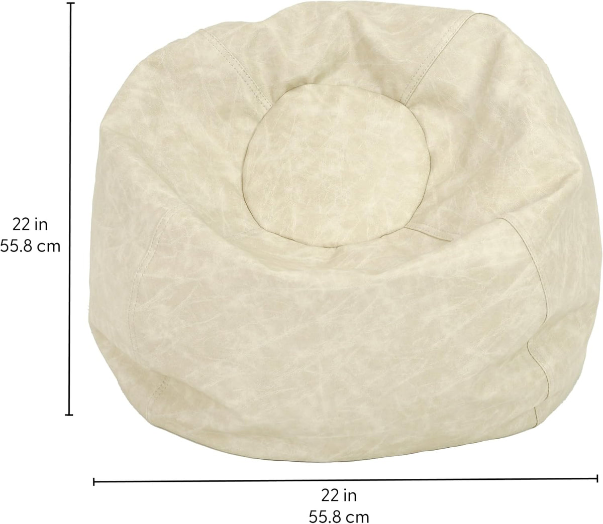 FDP SoftScape Rustic Classic 22" Toddler Bean Bag - Almond, 10476-320