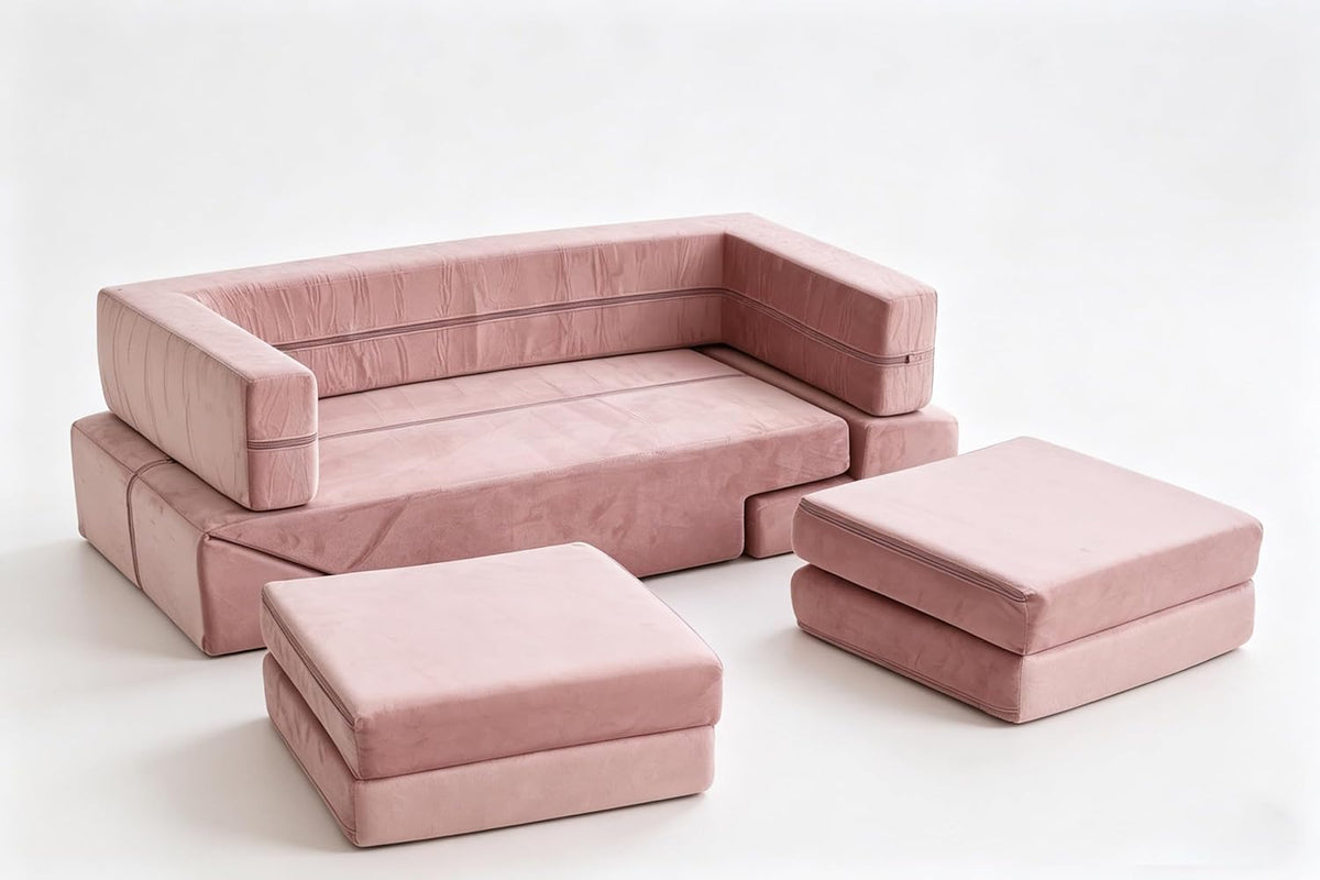 Play Couch for Kids, Modular Foam Children's Sofa