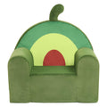 MOMCAYWEX Comfy Cute Kids Chair, Soft Kids Couch with High Density Foam, Kids Reading Chair, Dark Green