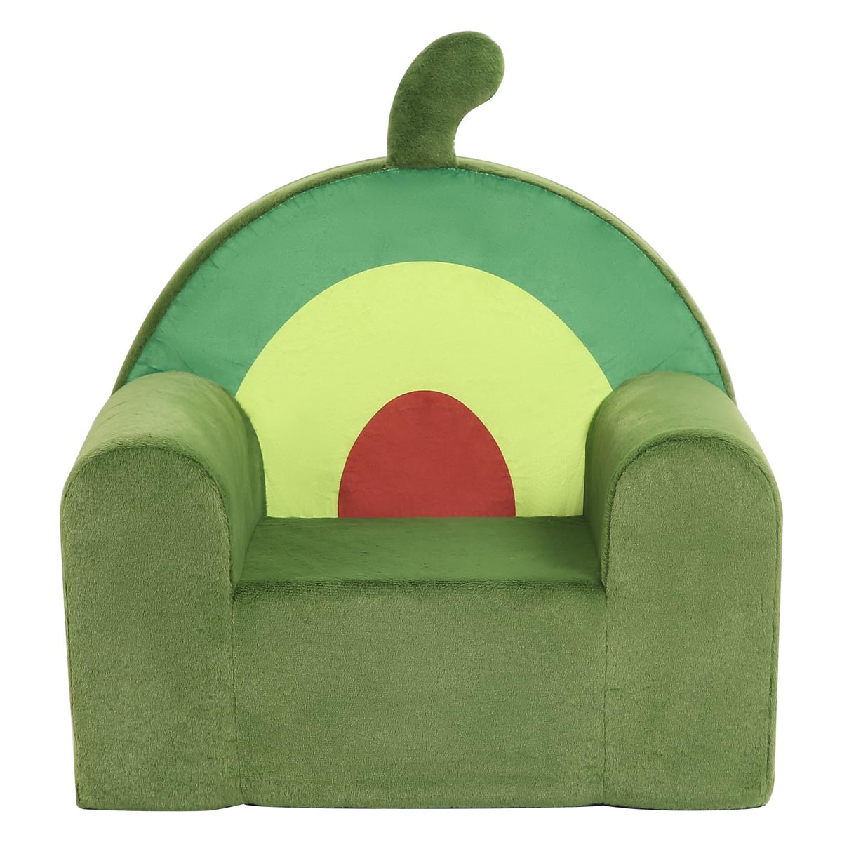 MOMCAYWEX Comfy Cute Kids Chair, Soft Kids Couch with High Density Foam, Kids Reading Chair, Dark Green