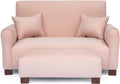Custom Toddler Sofa Couch with Ottoman and Pillows