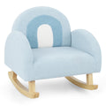 INFANS Kids Sofa, Toddler Armchair with Solid Wooden Frame Anti-Tipping Design Plush Fabric, Upholstered Children Chair for Kindergarten Playroom Preschool, Gift for Boys Girls, Toddler Couch