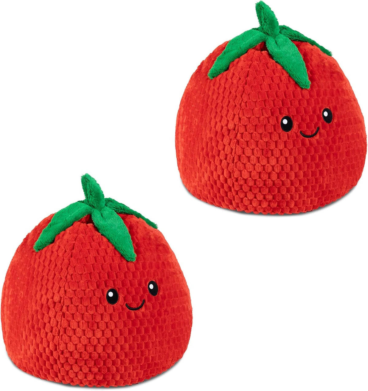 Big Joe Strawberry PlushiPals 2 Pack Super Soft Bean Bag Chair for Kids, Ultra-Soft Plush Polyester Blend, 2.5 feet Refillable