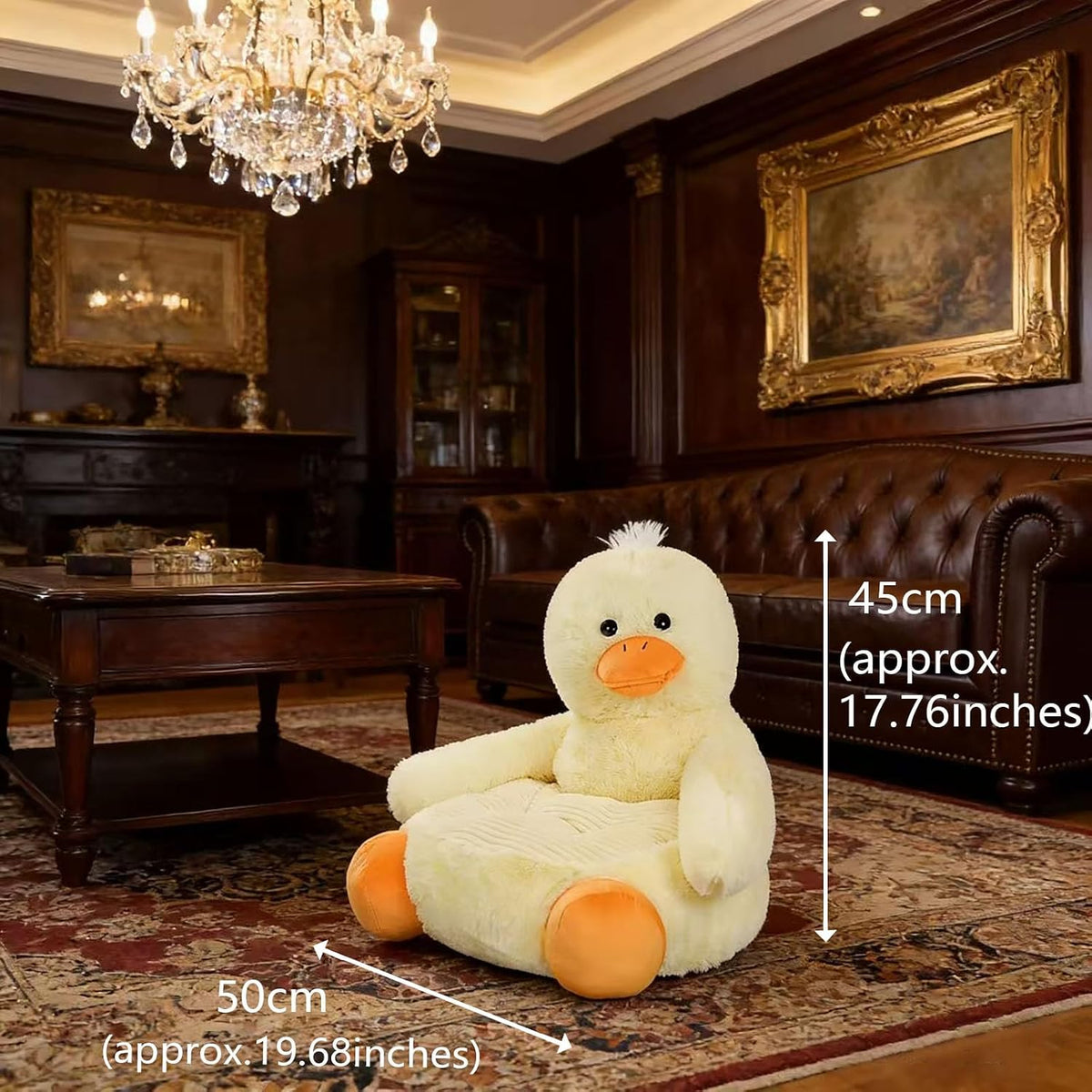 Kids Duck Bean Bag Chair Animal Shaped Cushion Couch Sofa for Home Decor