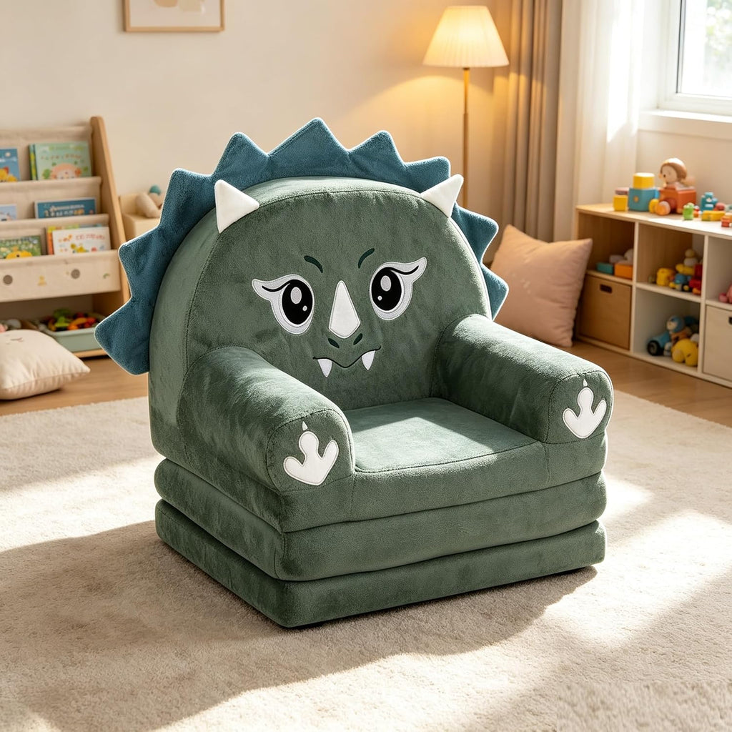 decalsweet Teens Couch Foldable Sofa Armchair