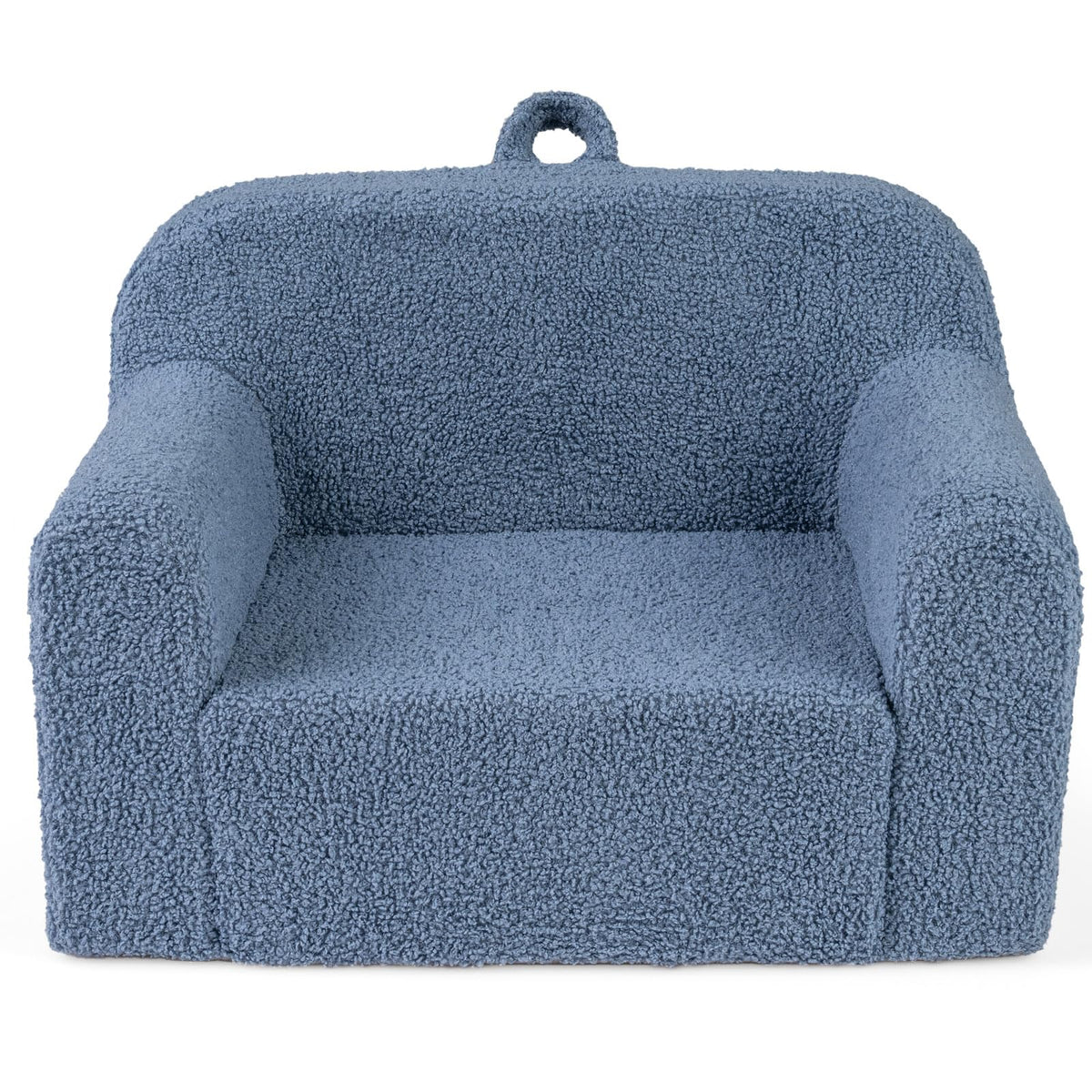 Costzon Kids Couch, Comfy Toddler Sofa Chair with Soft Fleece Fabric Cover, Kids Furniture for Playroom, Children Reading Armchair for Boys & Girls Aged 3+ Birthday (Medial,Grey)