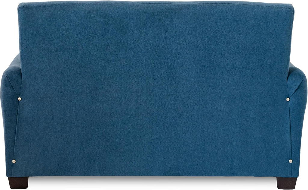 Toddler Upholstered Sofa (Navy Suede)