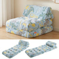 MeMoreCool Kids Couch, 3-in-1 Fold-Out Foam Chair