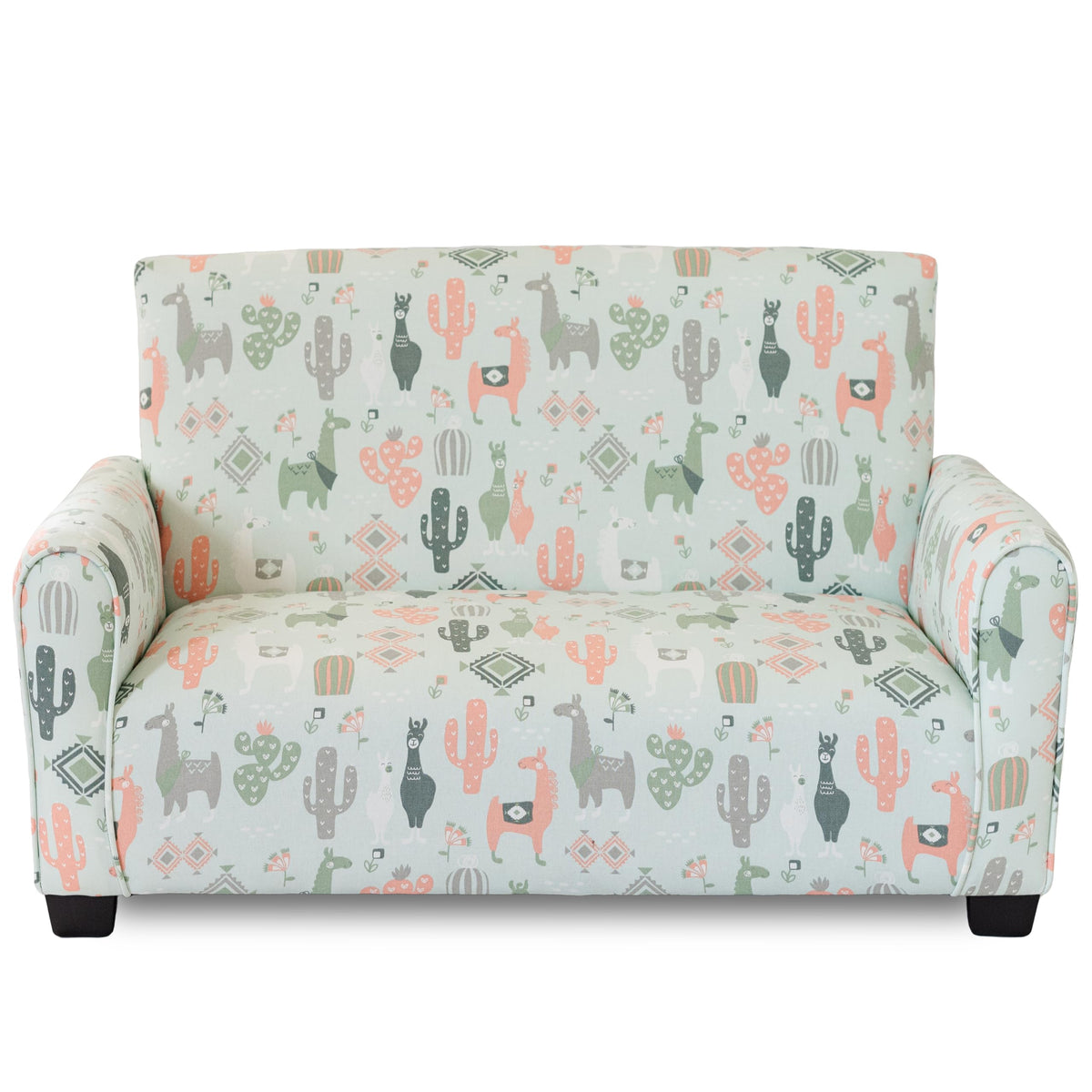 Toddler Upholstered Sofa (Navy Suede)