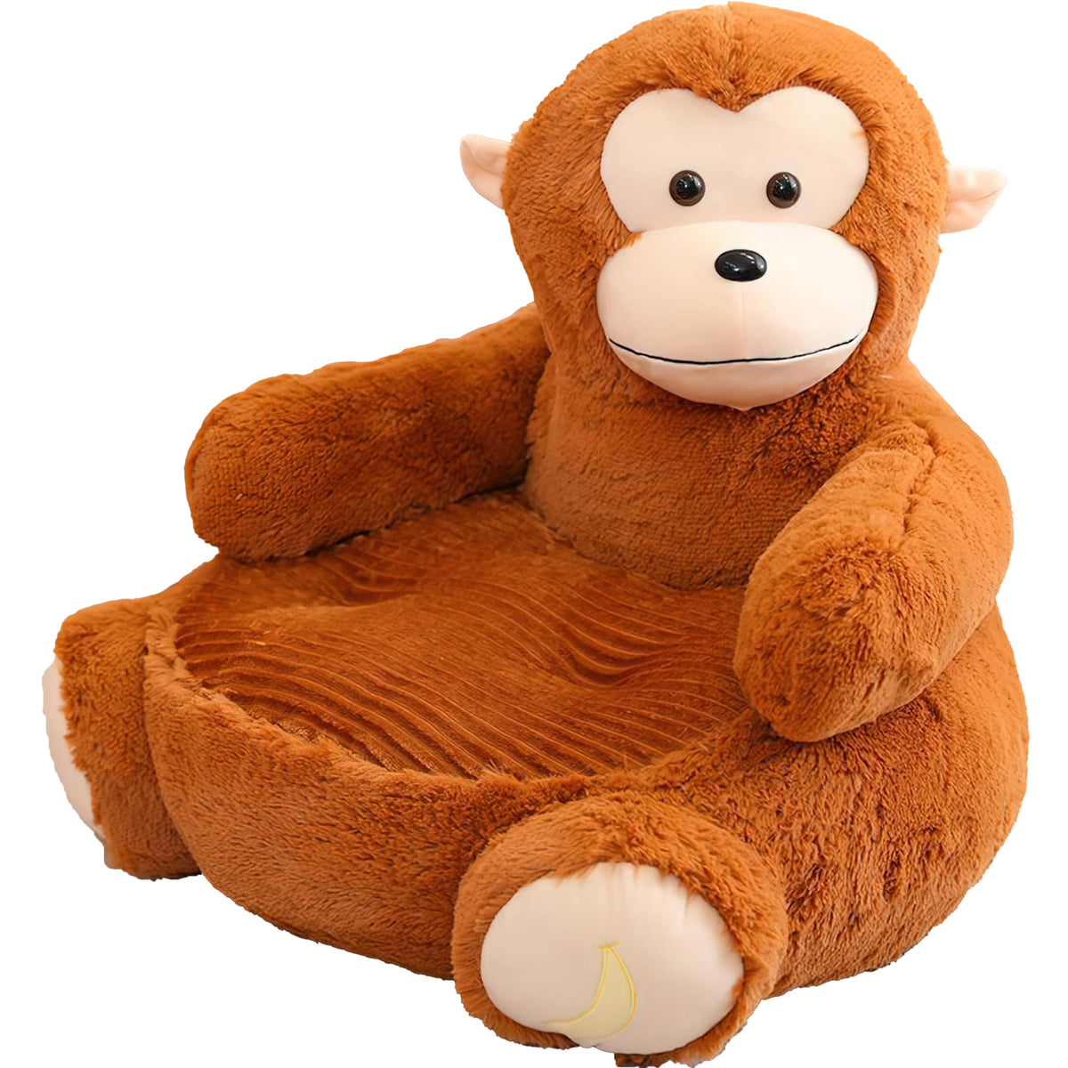 Animal Shaped Bean Bag Chair, Soft Washable Sofa Pouf, Creative Armchair in Multiple Cartoon Styles (Pig)