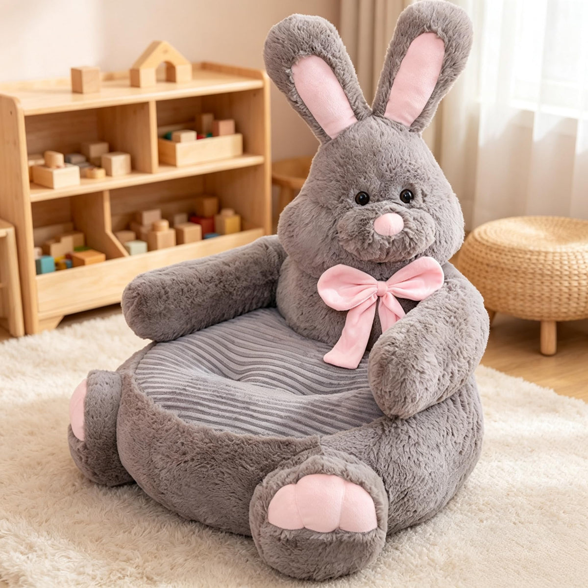 Kids Duck Bean Bag Chair Animal Shaped Cushion Couch Sofa for Home Decor