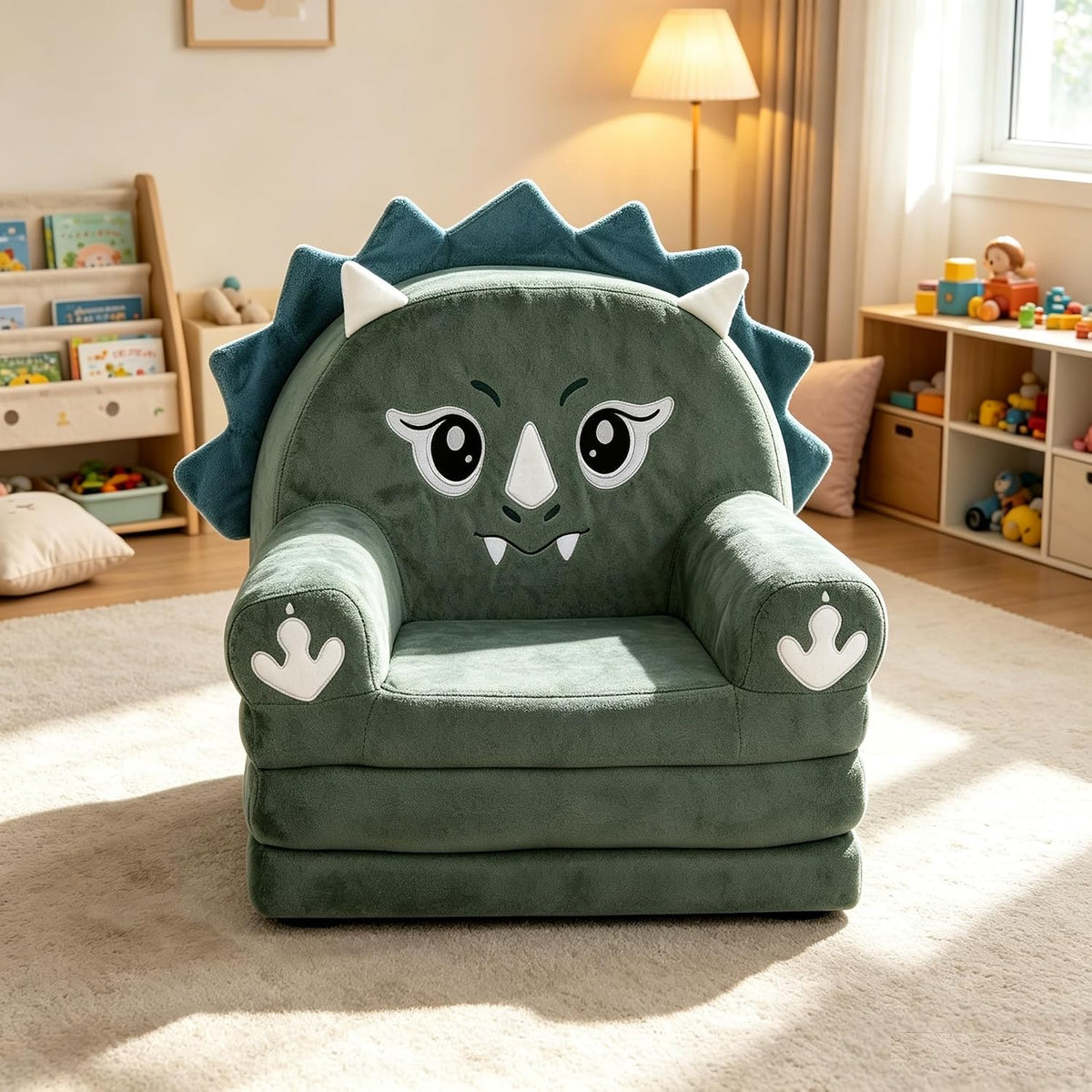 decalsweet Teens Couch Foldable Sofa Armchair