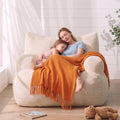 Bean Bag Chairs for Kids, Comfy Bean Bag Sofa for Boys & Girls, Beige