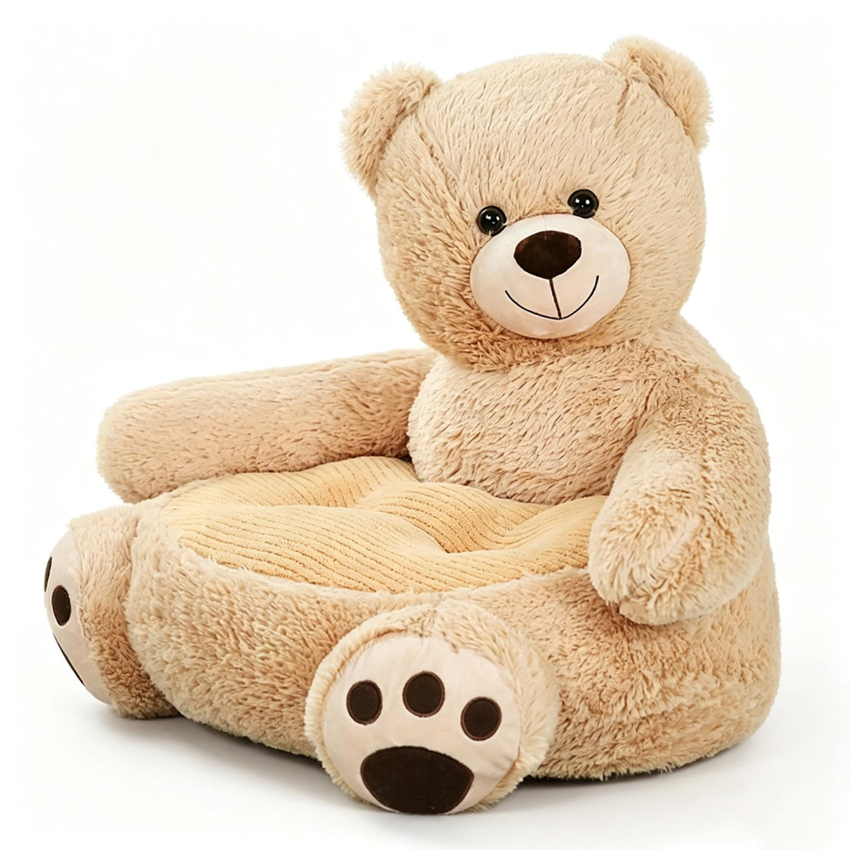 Animal Shaped Bean Bag Chair, Soft Washable Sofa Pouf, Creative Armchair in Multiple Cartoon Styles (Pig)