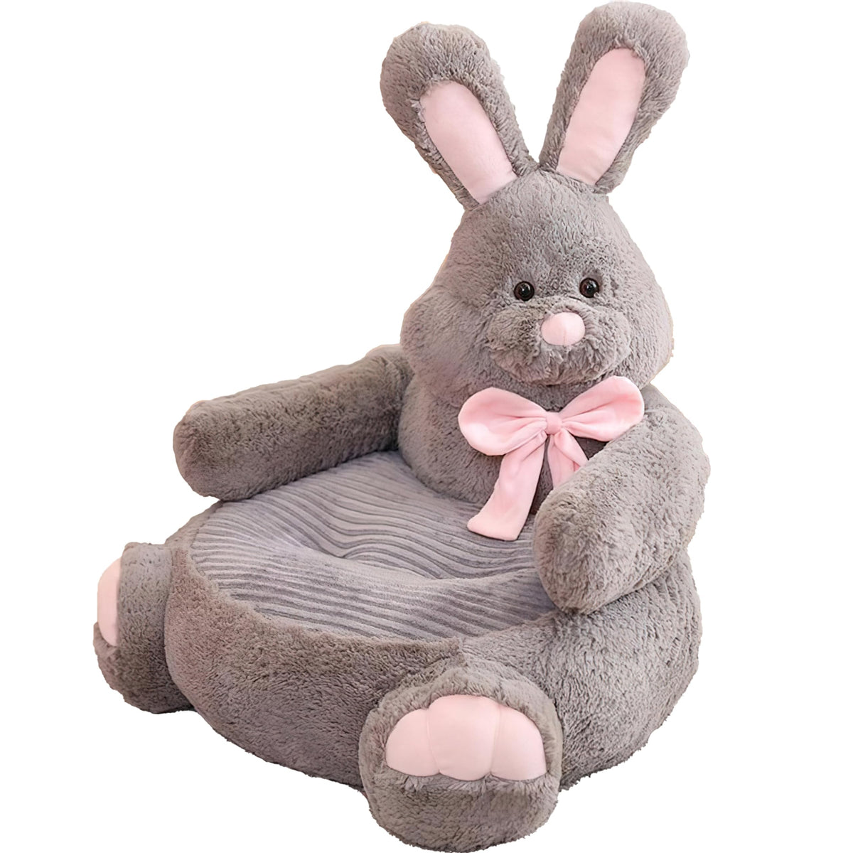 Animal Shaped Bean Bag Chair, Soft Washable Sofa Pouf, Creative Armchair in Multiple Cartoon Styles (Pig)