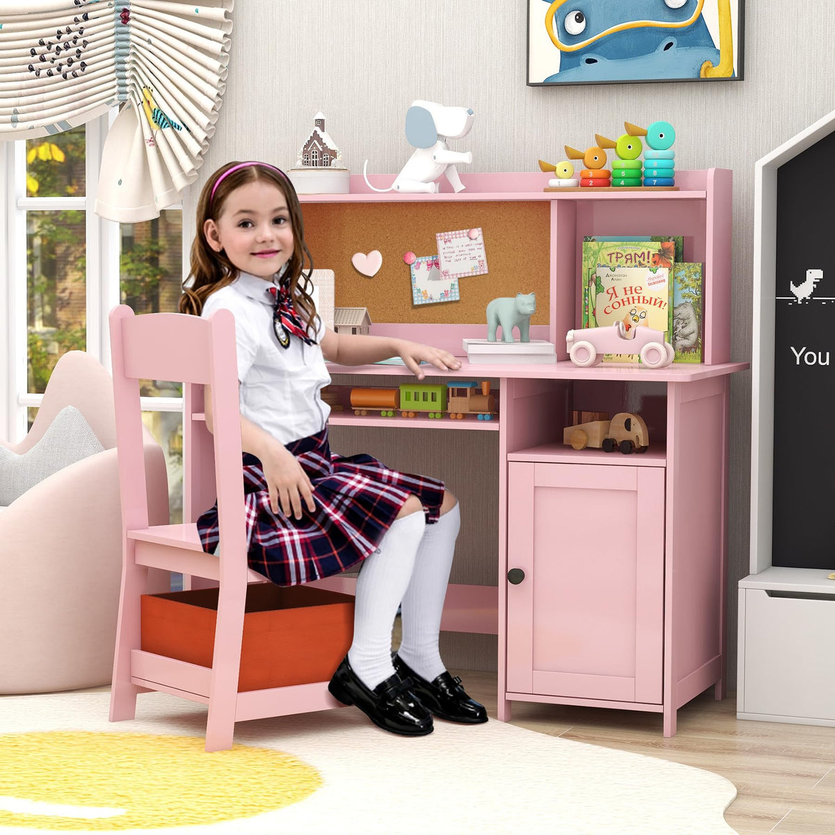 TaoHFE Purple Toddler Table and Chair Set,Kids Table and Chairs for Bedroom
