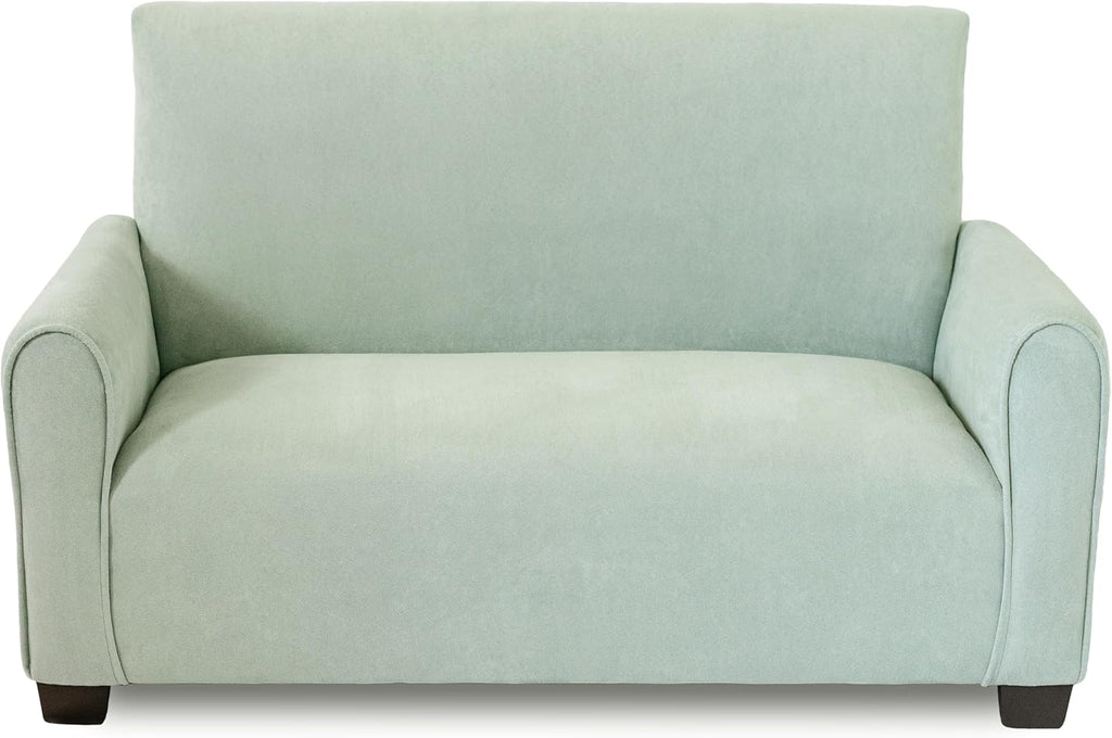 Toddler Upholstered Sofa (Navy Suede)