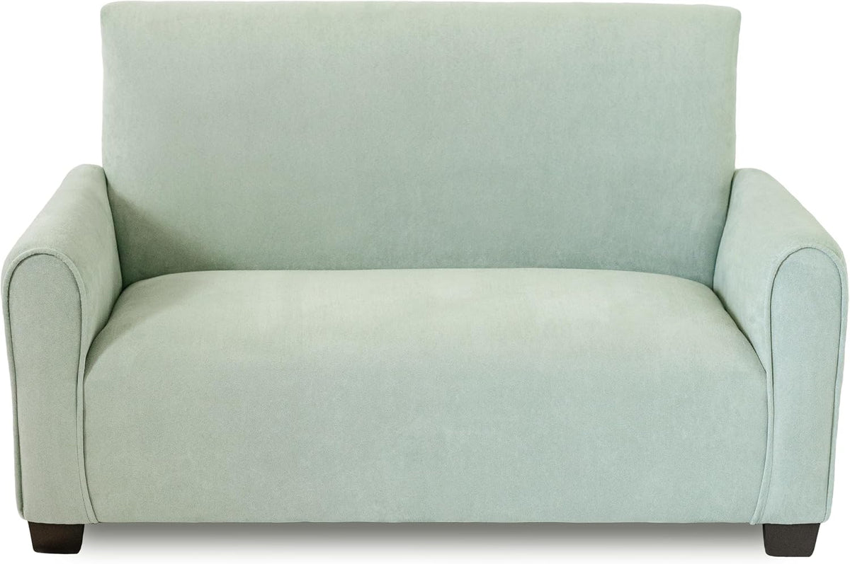 Toddler Upholstered Sofa (Navy Suede)
