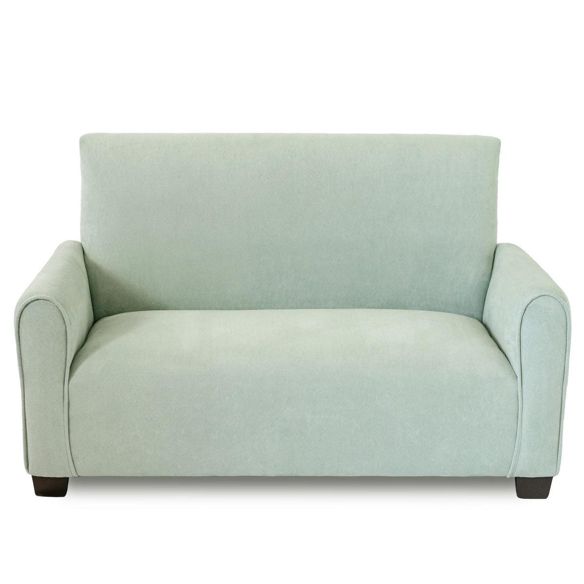 Toddler Upholstered Sofa (Navy Suede)